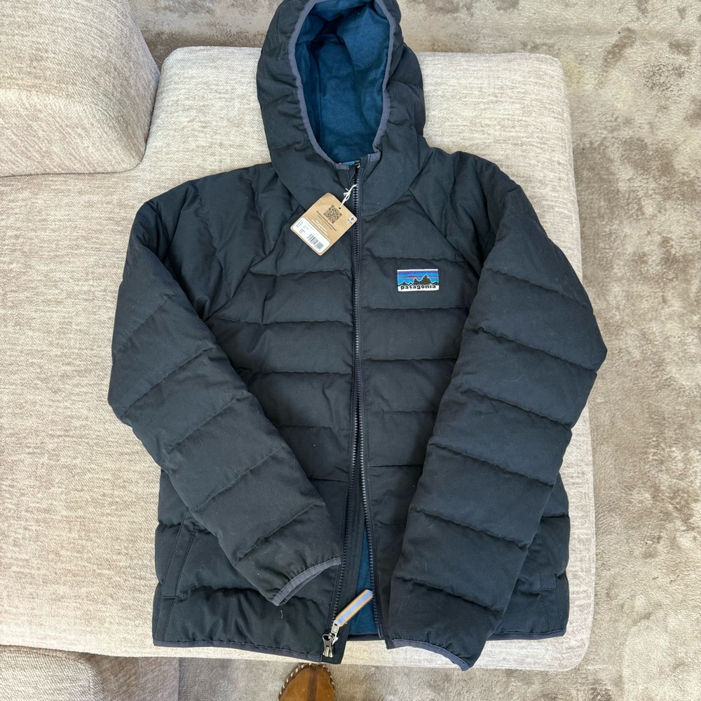 Patagonia Cotton Down Jacket Pitch Blue XS NWT